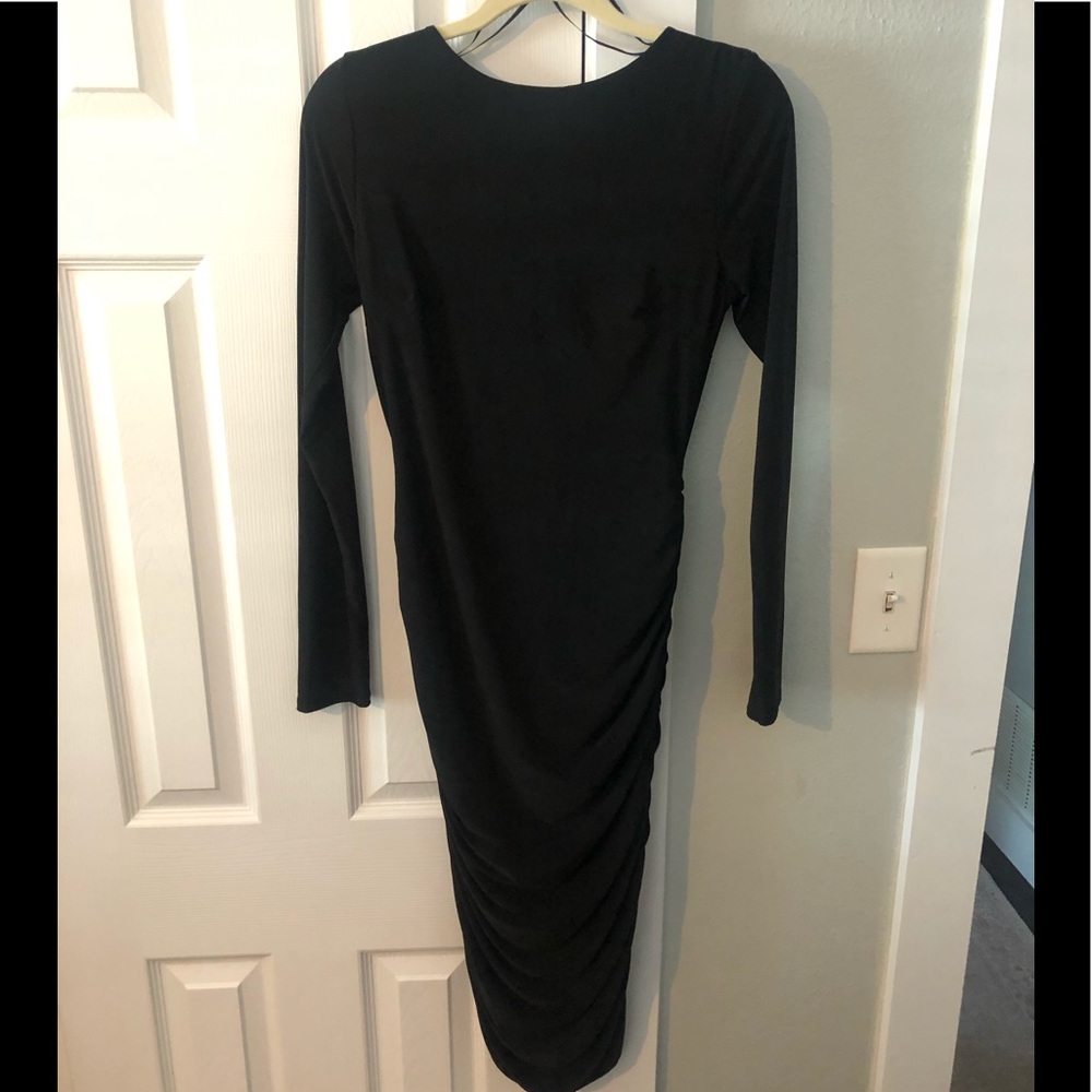 Black cocktail dress